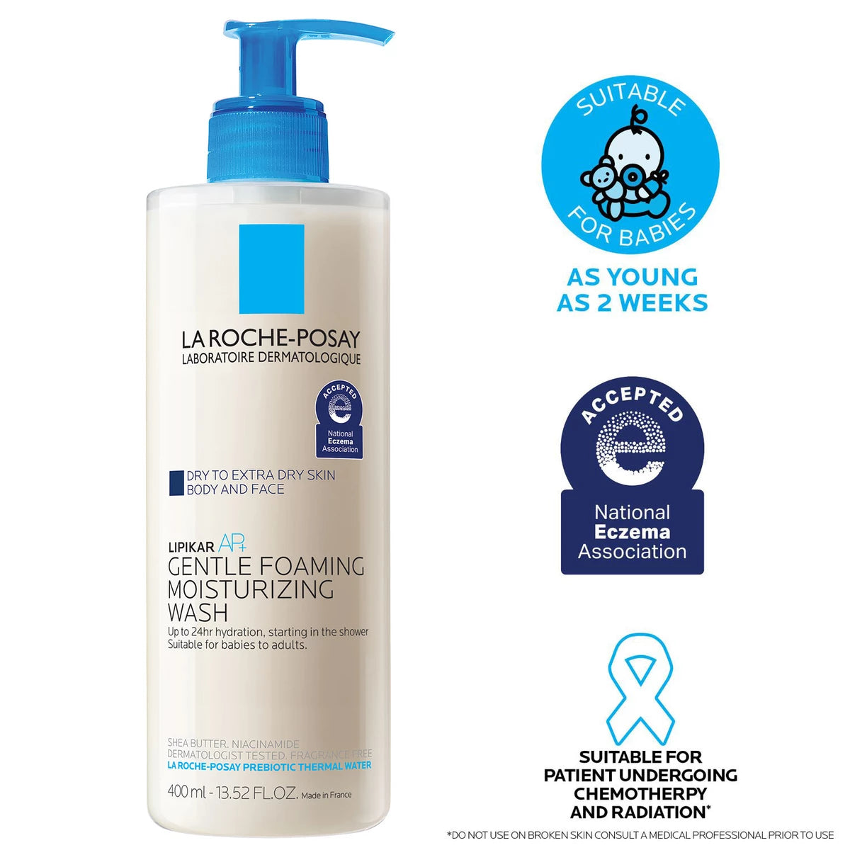 Lipikar Wash AP+ Moisturizing Body & Face Wash